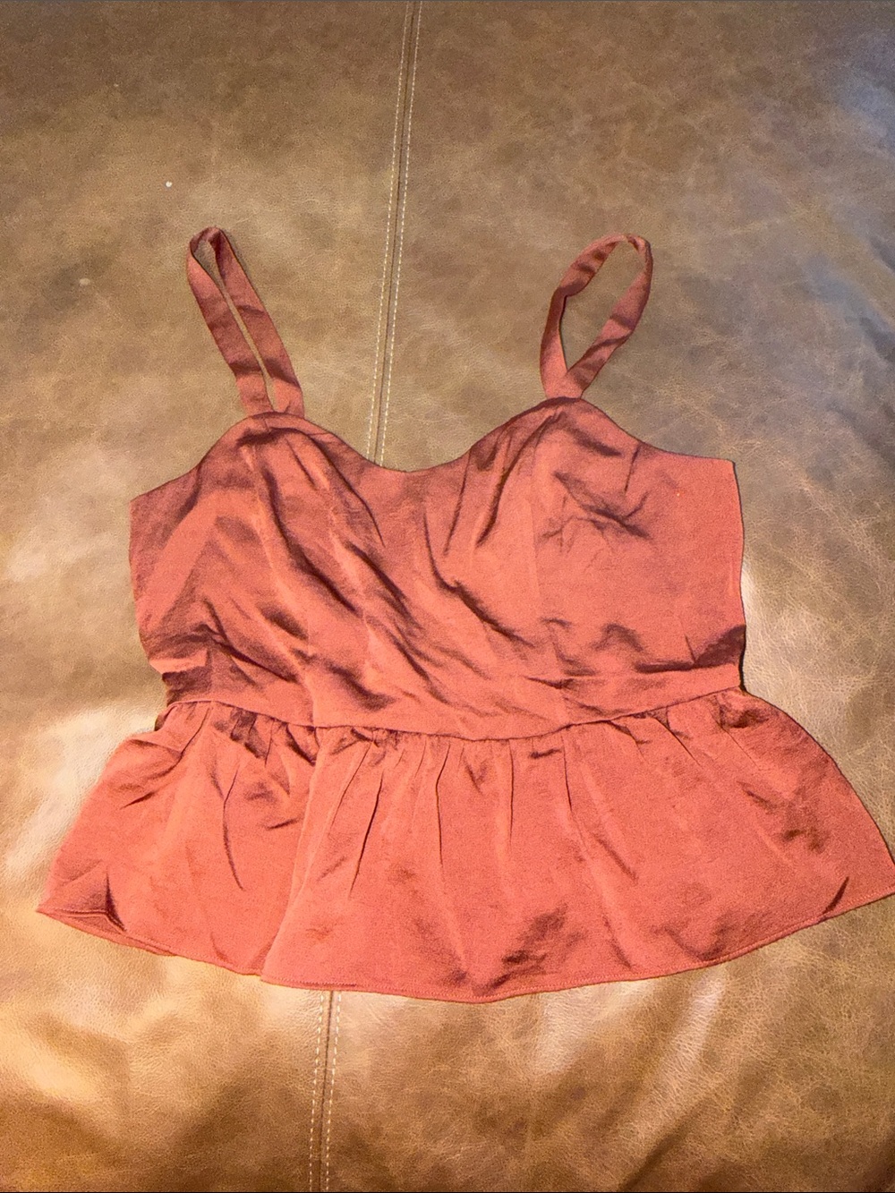 Express Rust Peplum Cami